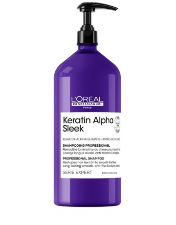 Loreal Keratin Alpha Sleek Sampon 1500ml