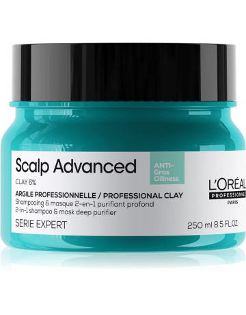 Loreal Scalp Advanced 2in1 sampon és hajpakolás zsíros fejbőrre 250ml