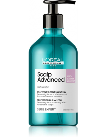 Loreal Scalp Advanced irritáció elleni fejbőrápoló sampon 500ml