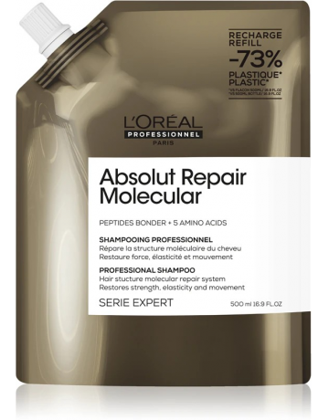  Loreal Absolut Repair Molecular Sampon 500 ml - Újratöltő 